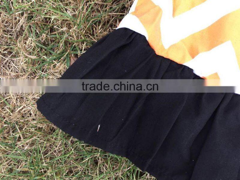 girls minions dress kids boutique dress chervon girls fall dresses set toddler minions dress set cheap Children Set dresses