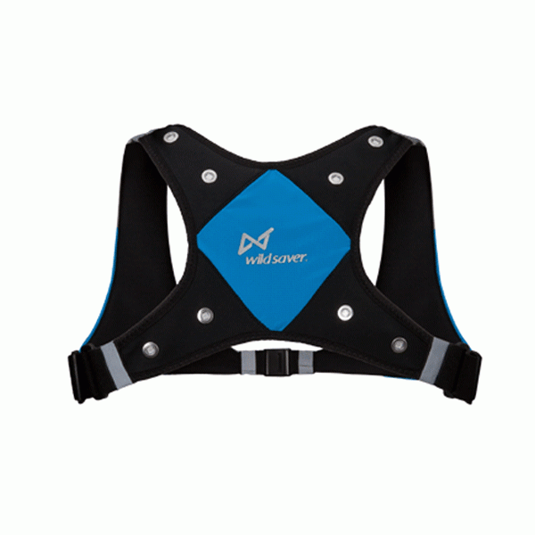 Versatile comfortable USB rechargeable battery powered hi viz safety vest