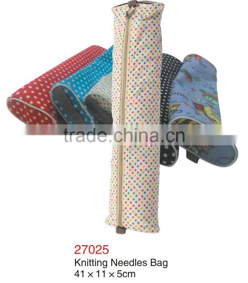 D&D Cotton Knitting Needles Bag Storage With Zipper