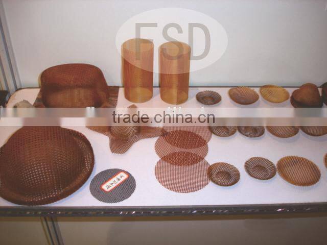 melten steel filtering net