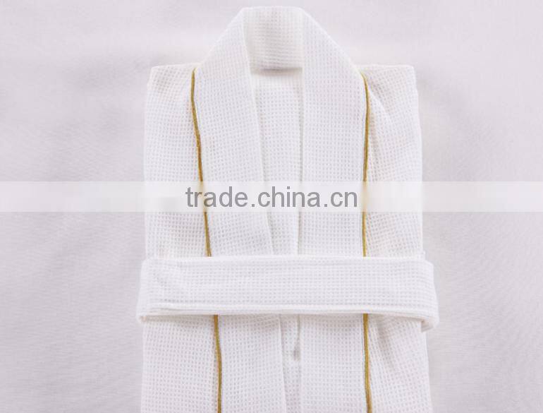 White Waffle Robe Hotel Bathrobes