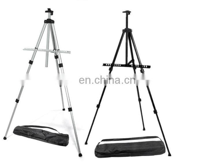 Silver or Black Aluminum alloy Finish Tripod Easel