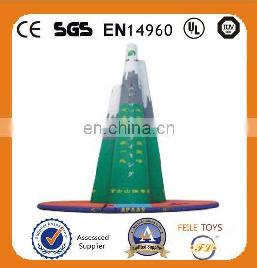 2015 Attracting cheap inflatable rock climbing wall for children