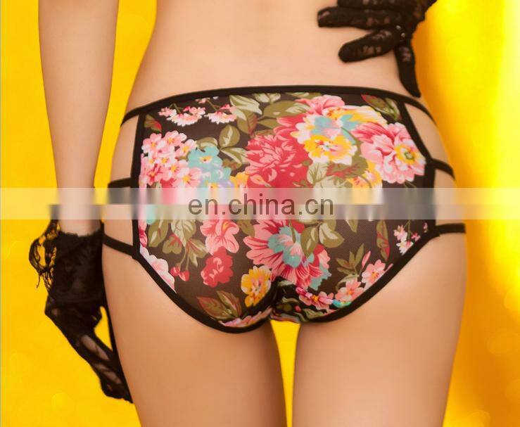 Breathable seamless ladies underwear silk panties for women