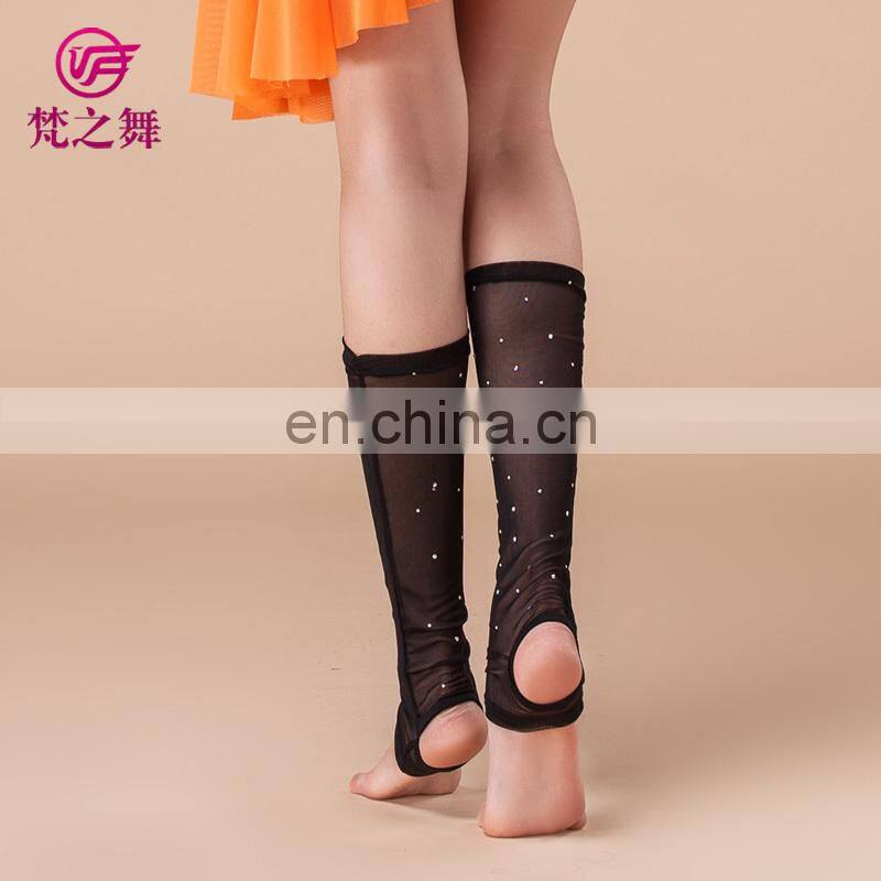 Wholesale sexy hot dril net cloth women belly dance black socks accessory P-9060#
