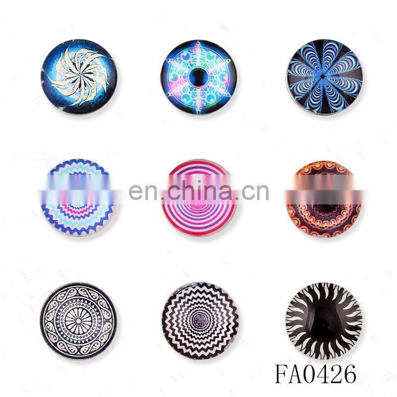 Factory Wholesale Metal Glass Magnetic Snap Button, Fashion Butterfly Snap Button