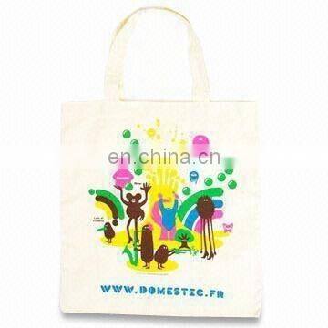 Eco-friendly Printed big canvas mock up shopping bag
