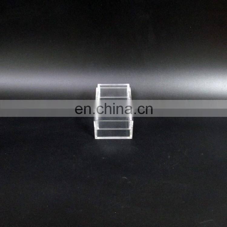 Custom design acrylic plastic high profile transparent jewelry display box gift box