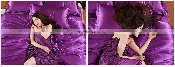 ready goods environmental protection wholesale satin adult wedding bedding set sexy