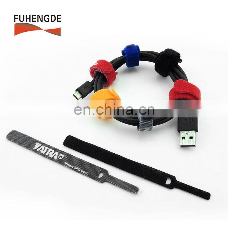 New product 2018 hook and loop cable tie