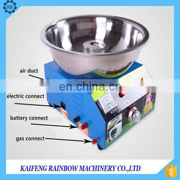 Hot selling Commercial gas cotton candy floss machine with cart