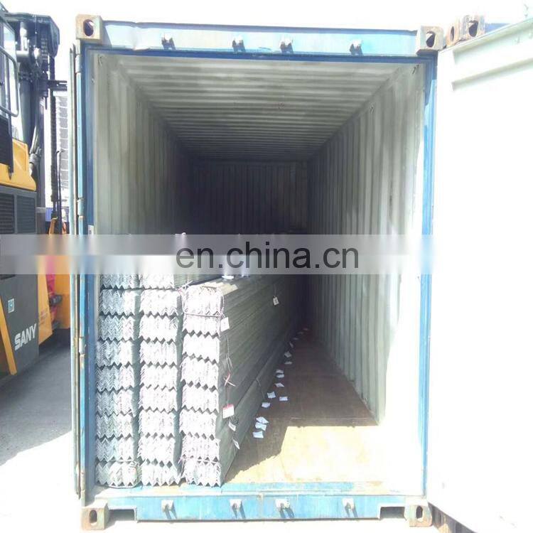 Hot Dip Construction Structural Unequal Galvanized Steel Angle