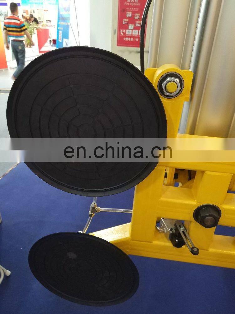 glass vacuum lifter machine with manual rotating