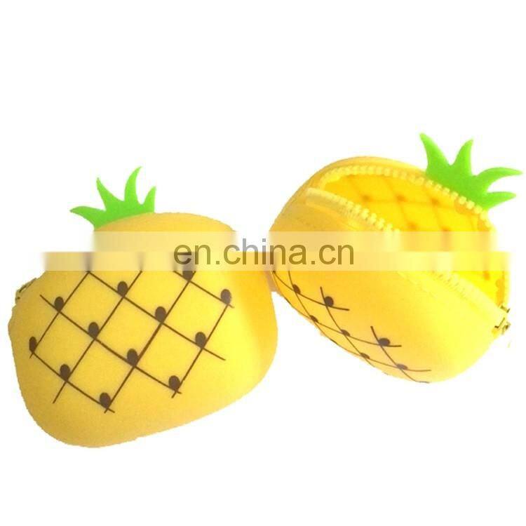 Fashionable Zipper Key Bag Korean Style Animal Cartoon Shape Silicone Coin Purse