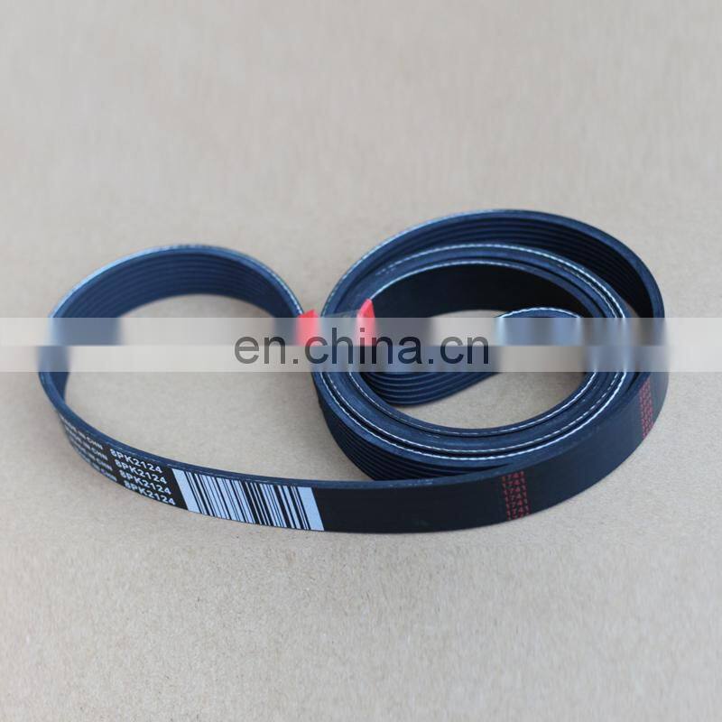 Hot Sale ISF3.8 Engine Parts V Ribbed Belt 8PK2124 3972375 Fan Belt