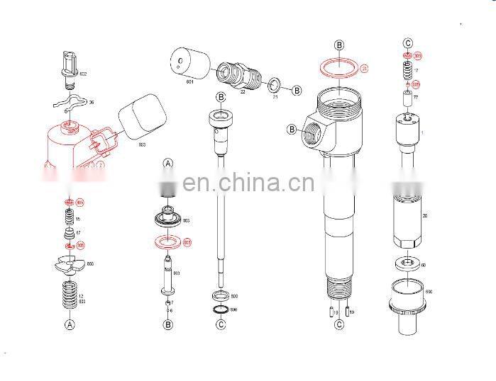 fuel injector 0305BAM00280N 0305BM0071N 0445110310