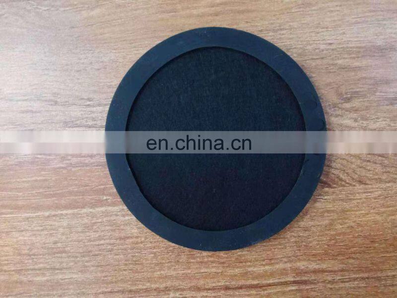 Custom silicone cup coaster set with felt pad