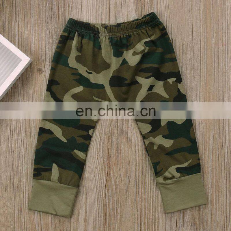 Stylish Summer Cotton Clothe Camouflage Pant Set Clothes Kids