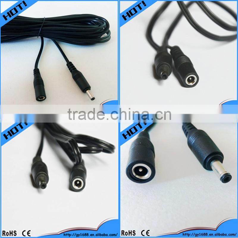 Customized DC 3.5*1.35MM male to female 12v dc power cable 2m