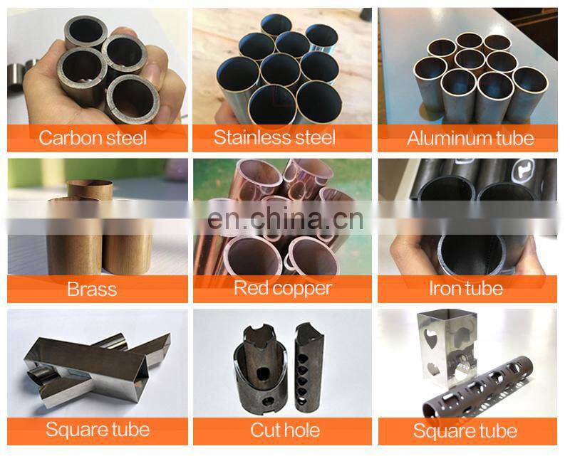 Industrial CNC professional pipe cutter Two Chuck Laser Tube Cutting Machine 1000w