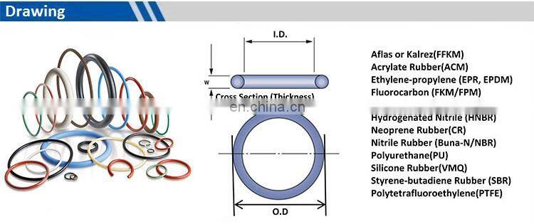 Rubber O Ring Kit 225PCS 382PCS 386PCS 404PCS 407PCS 419PCS With Case