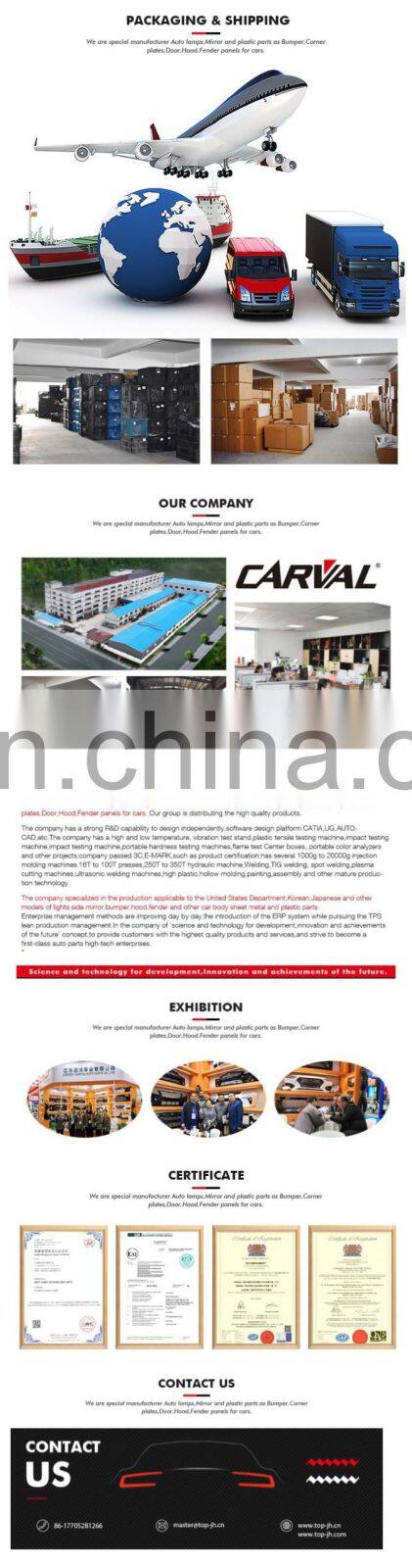 CARVAL/JH/AUTOTOP JH03-KX517-018 OEM 86591-H3000 FRONT BUMPER GRILLE UPPER  FOR  KX5-SPORTAGE 2017