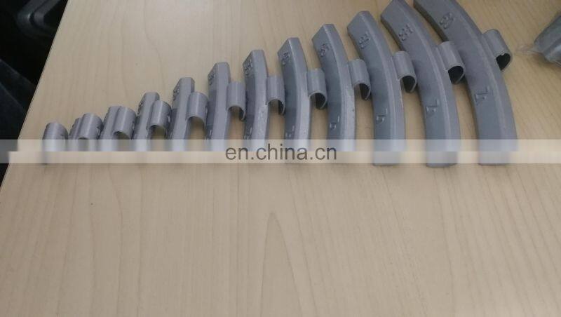 high end zn clip on wheel weights for steel alloy rim 5-60g