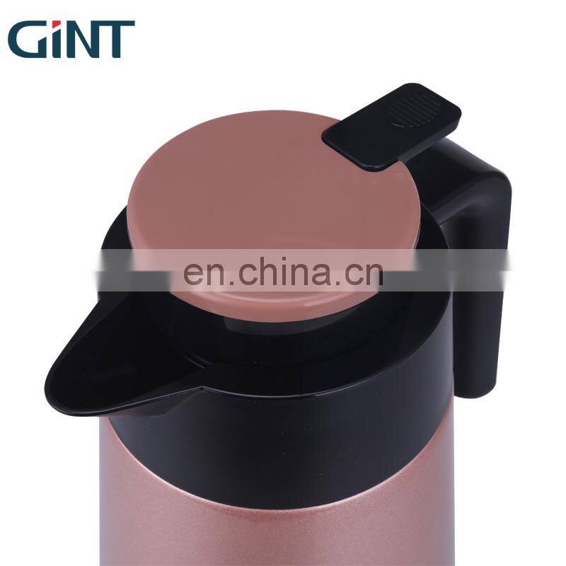 GiNT 1L China Factory Price Tea Pot BPA Free Stainless Steel Glass Coffee Pots for Drinking