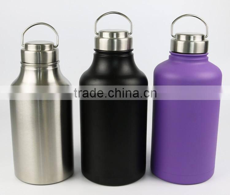 1900 ML Hydro Flask Quality 64 oz Stainless Steel Beer Growler HD-104A-64