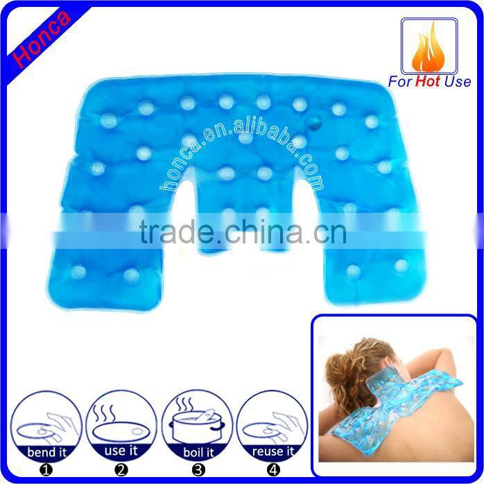 Reusable gel massage heating pads