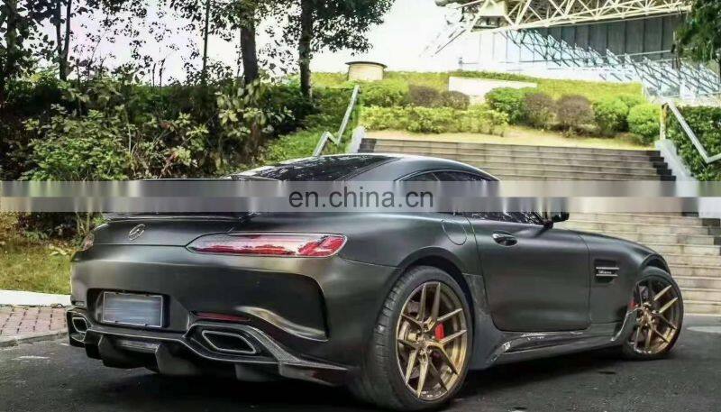 Runde For 14-19 Mercedes-Benz AMG GT GTC GTS IMP Style Body Kit Front Bumper Rear Bumper Front Lip Rear Lip Hood Side Skirt