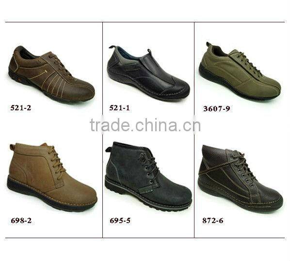 men casual flat leather shoe