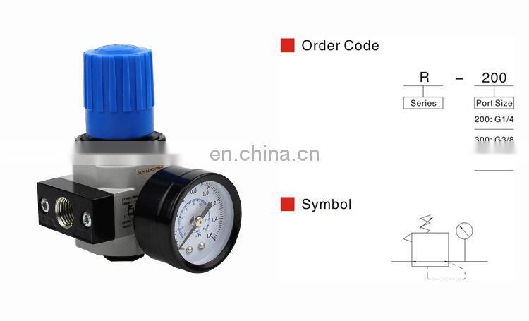 compressed adjustable air line pressure regulator for air compressor psi