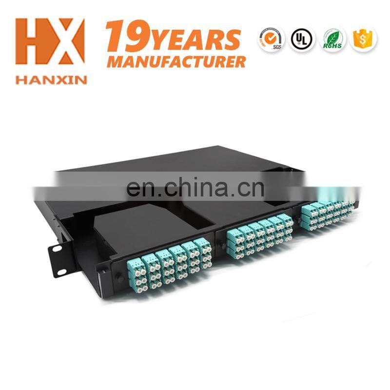 Hot sell rack mount odf 96 port fiber optic patch panel