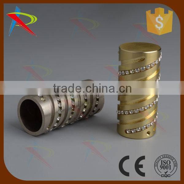 Europe curtain finials design with diamond decoration fancy style