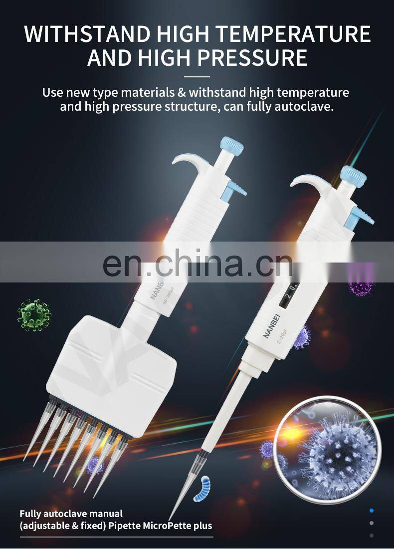 Lab fully autoclavable micropette plus plastic glass pipette tips serological pipettes