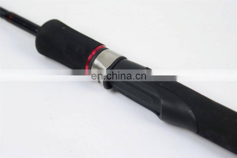 One section 1.8m Jigging Lure Spinning Solid Carbon Fishing Rod with Blue Handle