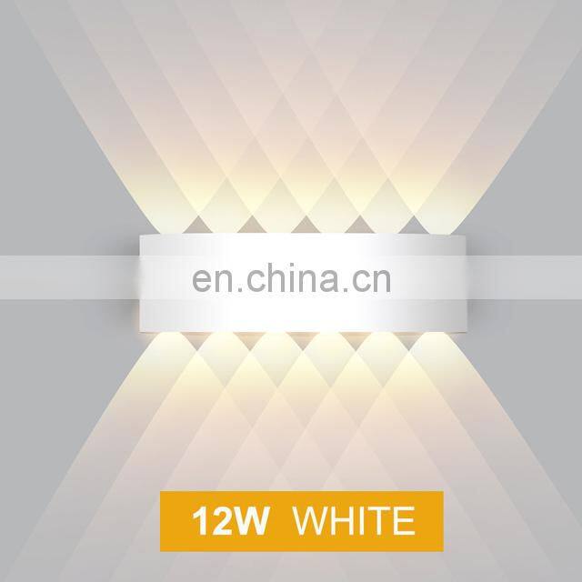 LED Wall Lamp Outdoor Waterproof Garden Lighting Aluminum Indoor Bedroom Living Room Stairs Wall Light