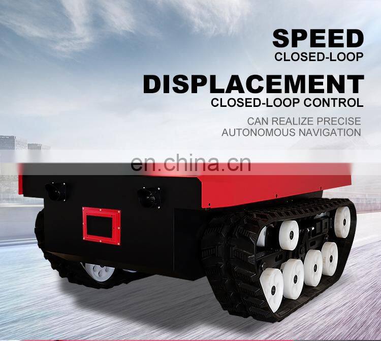 robot chassis rubber tracked rubber crawler chassis tracked vehicle