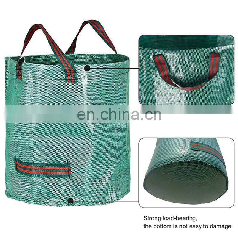 53 Gallon Collapsible Pop Up Garden Leaf Waste Bag with Zipper