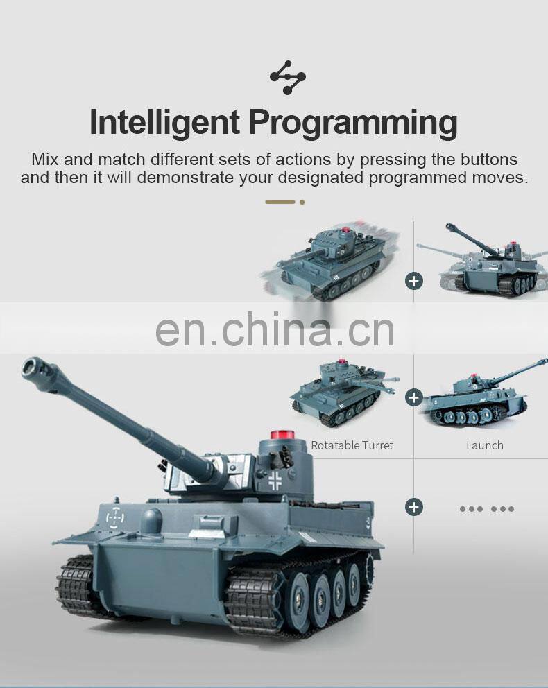 2022 JJRC Q85 Battle Tank 1/30 2.4G Remote Control Programmable Crawler Tank Car Sound Effects Military Tank Model Toys Gift 1 b