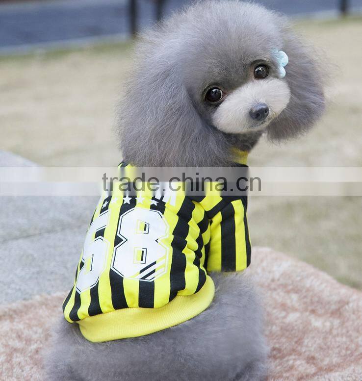 2016 new model yellow red S/M/L/XL/XXL size pet costumes for dog