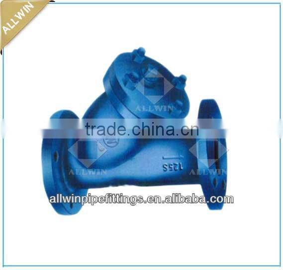 flanged Y-strainer ductile iron with drawing
