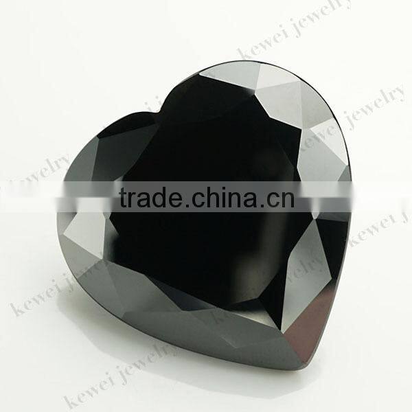 AAA Grade Gemstone Heart Shape Yellow Millennium Cutting CZ Gems For Jewelry Decoration
