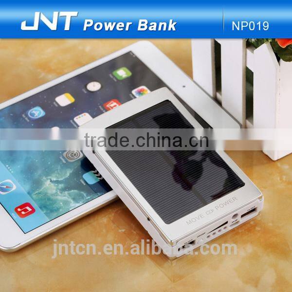 Rechargeable Solar power charger for mobile devices NP019 10000mAh