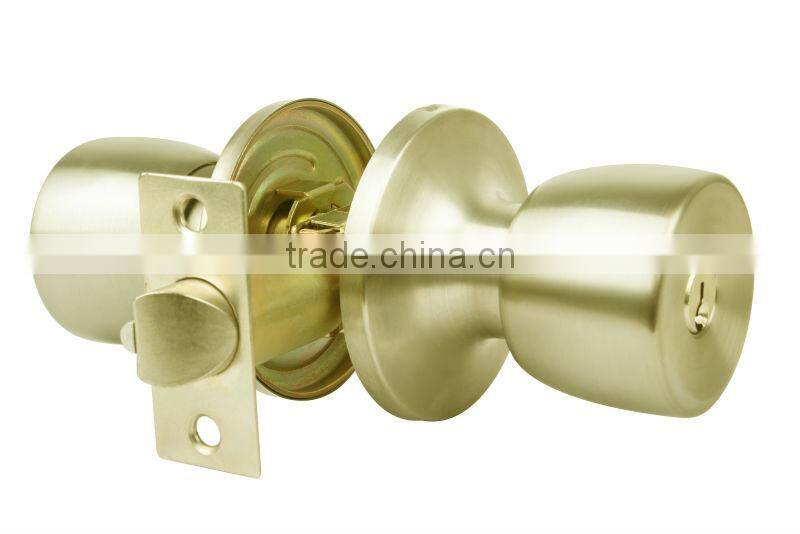 Tubular knobset KY570BK-PB