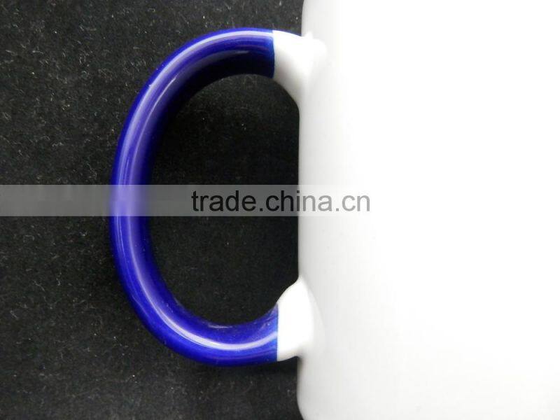 11oz sublimation stoneware mug with color rim & handle