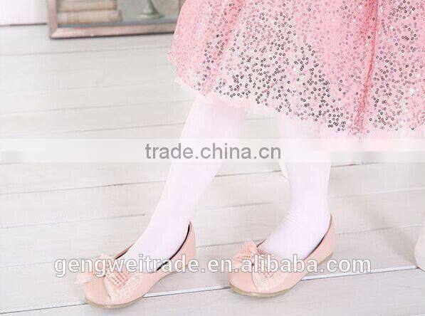 2015 Spring kids shoes girl butterfly princess girl baby shoes kids pearls shoes