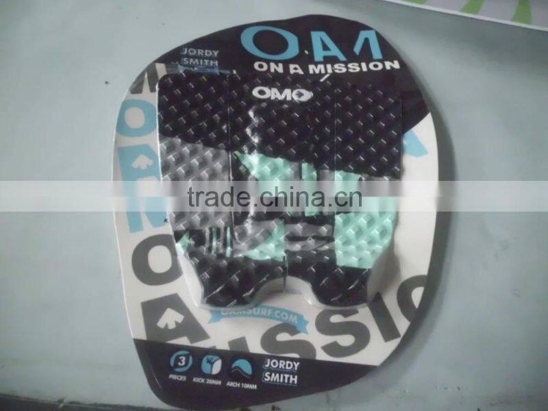 Shrink Package Assorted Color EVA Traction Pad, Deck Grip Pad, Tail Pad, Arch Bar, Kick Tail, Diamond,Square, Rhombus Pattern