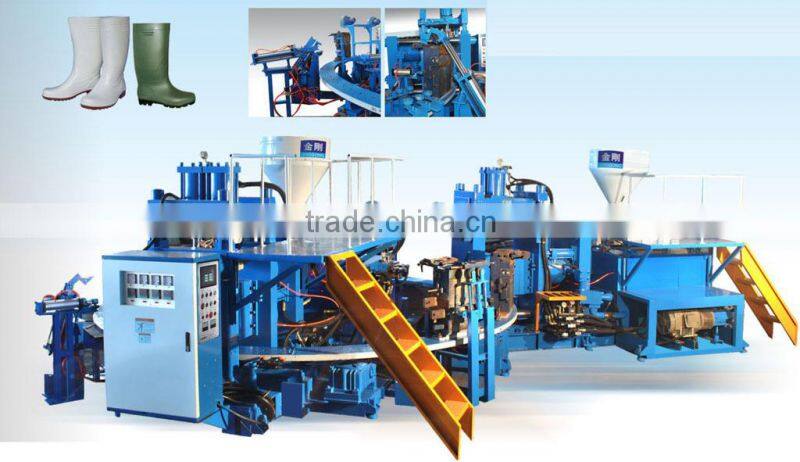 Two colors Rain boot injection machine
